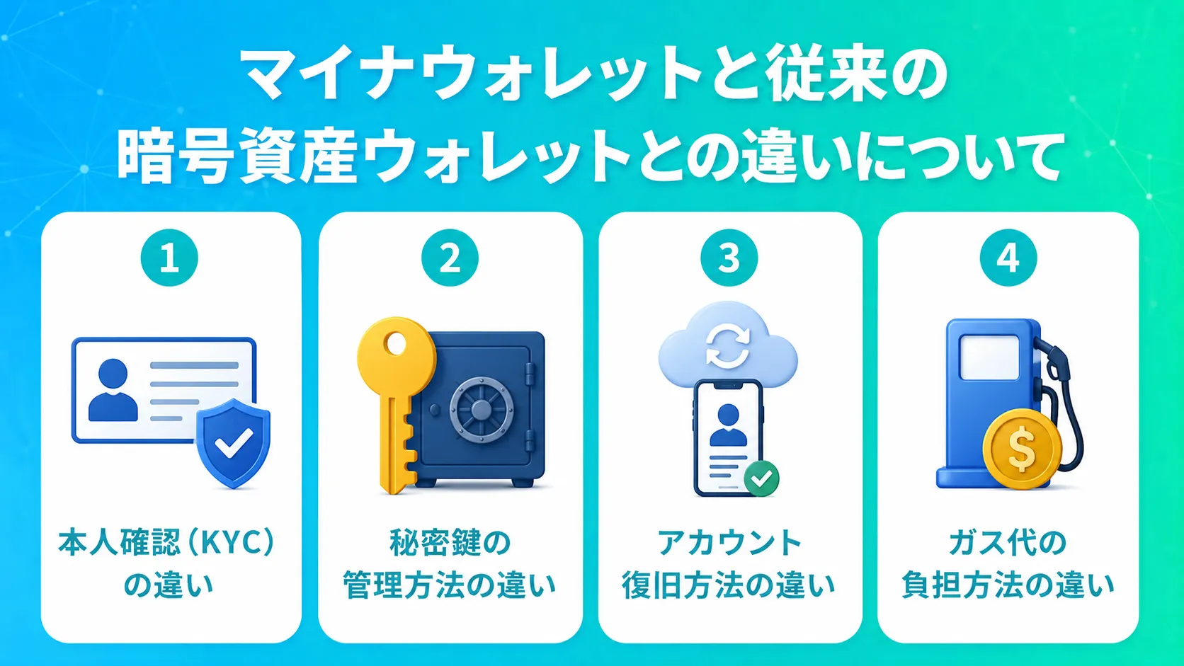 マイナウォレットと従来の暗号資産ウォレットとの違いについて