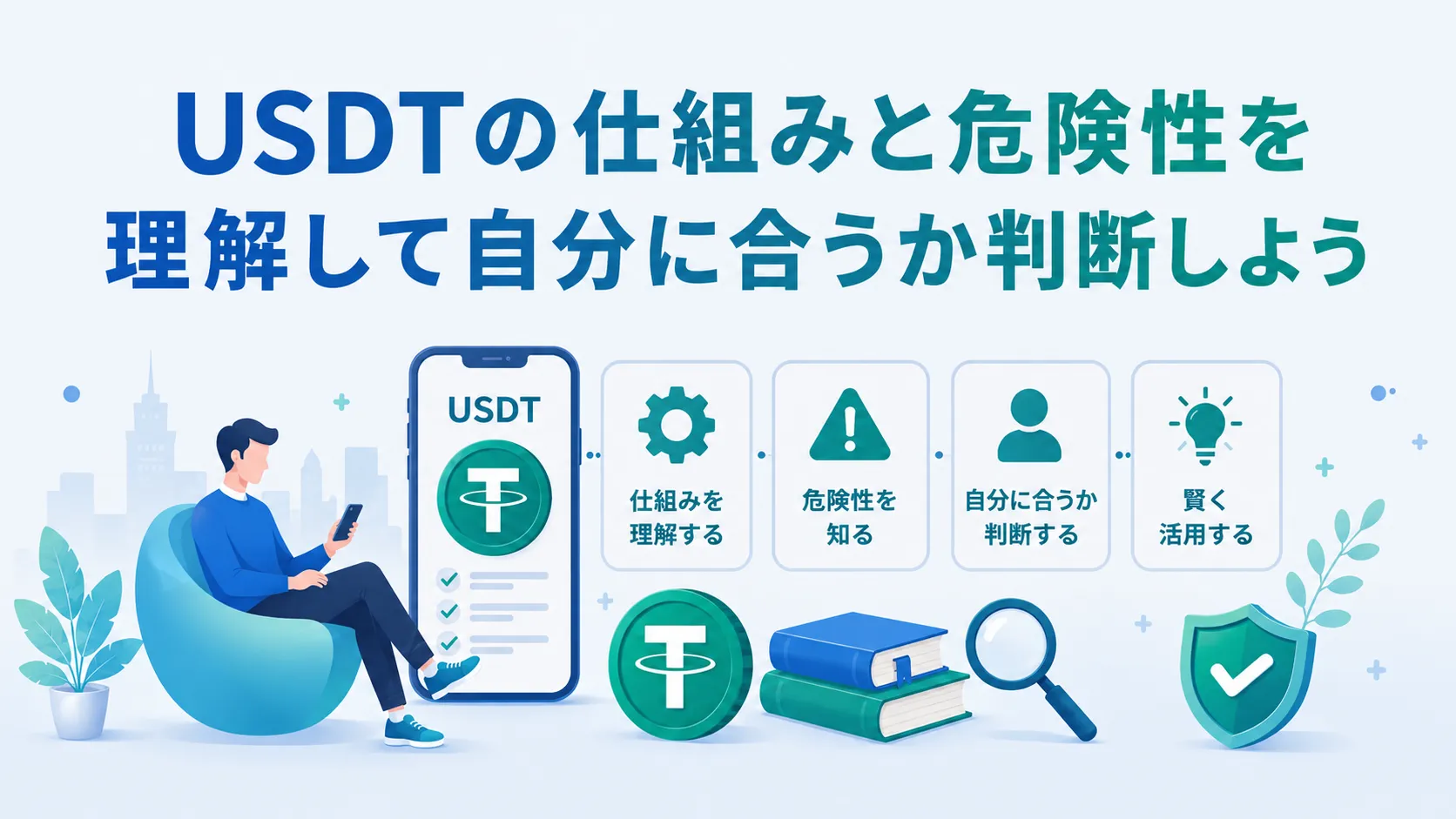 USDTの仕組みと危険性を理解して自分に合うか判断しよう